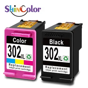ShinColor untuk HP 302 302xl warna hasil tinggi kartrid Inkjet remanufaktur untuk Hp302xl untuk Deskjet 1110 3630 5520 3630 Printer