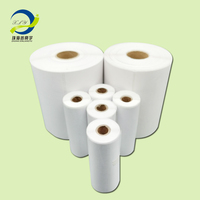 40*30mm * 800pcs/rouleau Offre Spéciale vente directe d'étiquettes autocollantes adhésives découpées en rouleau de papier autocollant thermique vierge impression directe blanc