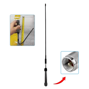 Antenne de voiture souple en caoutchouc flexible VHF/UHF double bande 144/430 MHz - Product Image 2