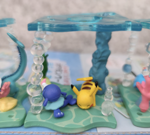 Caja Sorpresa Pokemoned Re-ment World Shining Sea, Figura de Acción Popplio, Squirtle, <span class=keywords><strong>Vaporeon</strong></span>, Juguetes de PVC Pokemoned para Niños, Regalo, Decoración del Hogar - Product Image 4