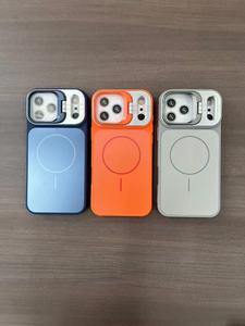 Soporte de Lente de Cámara Ultra Delgado de Bajo Costo, Anillo Magnético, Funda de Teléfono Naranja para 17 Pro Max 17 Pro - Product Image 2