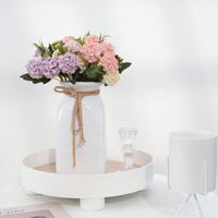 Usine directe Mini tige buissons de fleurs en soie bouquet de fleurs d'oeillets artificiels pour la décoration