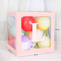 LOVE & Confession Balloon Box Props for Graduation Wedding & Birthday Party Decoration Surprise BABY Balloons Box Placement