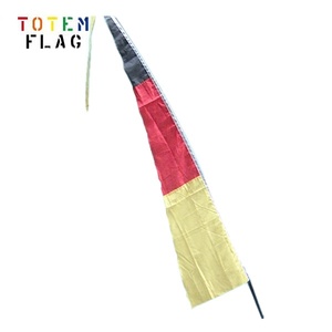 ชุดธงโฆษณากลางแจ้งแบบกำหนดเอง ธงชาติ AU USA พร้อมขาตั้งป้ายขาย ป้ายแบนเนอร์ ธงชายหาดรูปหยดน้ำ ธงชายหาดไฟเบอร์กลาส - Product Image 5