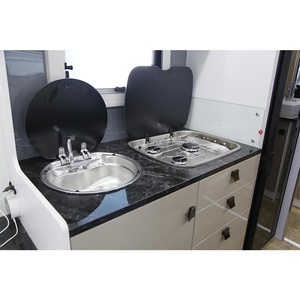 Meilleure caravane tout-terrain 4X4 petit essieu simple de 16 pieds avec douche attenante pour le camping en plein air et les personnes à 2 lits - Product Image 6