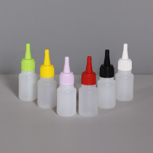 Sanle Custom <b>Plastic</b> Bottles 12 25 55ml Squeeze With Pointed Nozzle For Cosmetic <b>Packaging</b> - Product Image 3