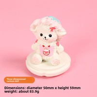 Aimant de réfrigérateur en forme de gâteau simulé, style INS, modèle 029, décoration mignonne pour la maison, ornement alimentaire créatif 3D pour le thé de l'après-midi