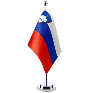 Banderas de Croacia de Sobremesa Mini, Kit Portátil, Forma de Lágrima y Rectángulo, para Exhibición en Ferias Comerciales, Publicidad en Escritorio - Product Image 1