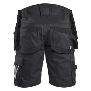 BLAKLADER - 197211499999C46 Craftsman <b>shorts</b> with two-way <b>stretch</b> Black/black - EAN 7330509951828 <b>WORK</b> TROUSERS <b>WORK</b> <b>SHORTS</b> - Product Image 3