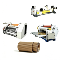 Ligne de production de carton ondulé simple face 2 plis, machine de découpe de feuilles, machine à carton ondulé