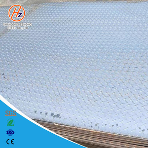 Tôles antidérapantes du fabricant, tôles gaufrées à motif damier en <span class=keywords><strong>acier</strong></span> au carbone, tôles à motifs, tôles de plancher - Product Image 3
