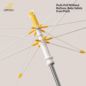 Parapluie de dessin animé pour enfants, idéal pour la maternelle et l'école primaire (garçons et filles), avec étiquette nominative anti-perte et design aux coins arrondis - Product Image 4