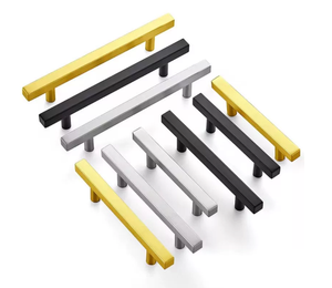 Brushed Stainless Steel Rectangular Bar Cabinet <b>Handle</b> Modern Furniture Drawer <b>Pull</b> Kitchen Cupboard Wardrobe <b>Door</b> <b>Handle</b> OEM - Product Image 2