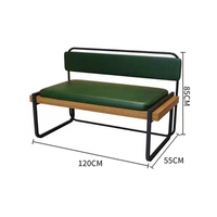 Ensemble de mobilier commercial pour restaurant, mobilier moderne pour café, ensemble table et chaises de restaurant de luxe léger