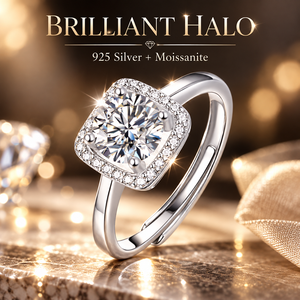 Anelli Trendy in Argento Sterling 925 con Moissanite da 1 Carato per Donna, Anelli di Lusso di Alta Qualità per Fidanzamento e Matrimonio - Product Image 6