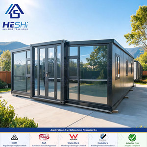 บ้านสำเร็จรูปแบบขยายได้มาตรฐานออสเตรเลีย ขนาด 20 ฟุต 40 ฟุต 1 2 3 4 5 ห้องนอน พร้อมห้องน้ำในตัว บ้านพักตากอากาศเคลื่อนย้ายได้ - Product Image 1
