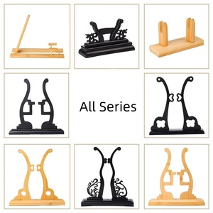 Hand lüfterst änder Holz Robuster Klapp lüfterst änder Runder Lüfter Display Basis halter Home Office Tisch Platzieren Sie das Werbe geschenk - Product Image 6