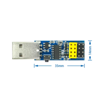 Programador CH340C para Módulos WIFI ESP8266 ESP-01 ESP-01S, Descargador y Depurador