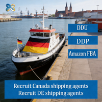 Agent maritime express Allemagne Hambourg Service de dédouanement transitaire DDP Livraison porte-à-porte
