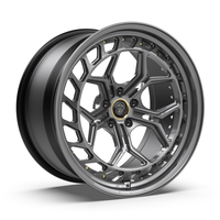 Rines de Lujo Forjados de 2 Piezas con Diseño de Malla Personalizada de 19, 20, 21, 22, 23 y 24 Pulgadas, 5X130 5X112, con Logotipo Personalizado para Cayenne A6
