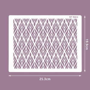 Pochoir de pulvérisation de gâteau pochoir pliable bricolage poudre <span class=keywords><strong>tamis</strong></span> cuisson décoratif dentelle gâteau outil de cuisson - Product Image 4