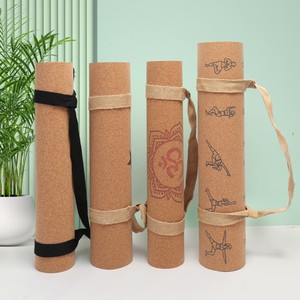 Esterilla <span class=keywords><strong>de</strong></span> <span class=keywords><strong>Yoga</strong></span> <span class=keywords><strong>de</strong></span> corcho <span class=keywords><strong>de</strong></span> goma natural <span class=keywords><strong>de</strong></span> 5mm para gimnasio orgánico respetuoso con el medio ambiente con poses - Product Image 5