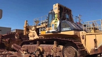 Bulldozer Komatsu D575 d'occasion, meilleur prix, tracteur chenillé d'origine japonais, vente de bulldozer, modèle D155 D275 D375 D475, moteur, pompe, cœur