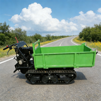 ANTMOVE Mini-dumper à chenilles télécommandé, charge utile 800 kg, auto-chargeur, chargeur frontal, moteur, garantie 1 an