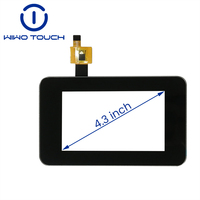 TFT LCD-Bildschirm 4,3 Zoll 480x272 Auflösung Kapazitives Touchpanel I2C-Schnittstelle Multi-Touch IK10-Schutz
