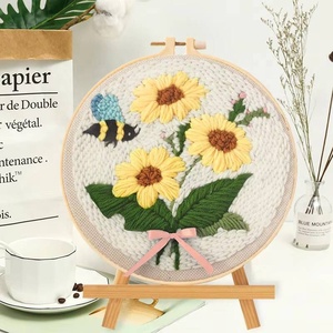 ชุดเย็บปักถักร้อย XIXI DIY Punch Needle & Cross Stitch Kit - ชุดอุปกรณ์ปักไหมโพลีเอสเตอร์ครบชุดสำหรับผู้เริ่มต้น ตกแต่งบ้าน - Product Image 6