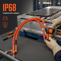 Câble de charge haute tension pour véhicules électriques, faisceau de câblage de port de charge, conducteur en cuivre, indice de protection IP68, fourniture directe usine OEM