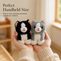 Jouets en peluche lestés, animaux doux unisexes en 100 % polyester, anti-stress, pour fête d'anniversaire