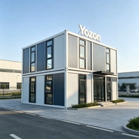 Bureau préfabriqué moderne à deux étages Yozon, bâtiment modulaire portable pour chantier de construction, villa commerciale et projets hôteliers