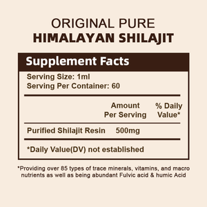 Gouttes de Shilajit OEM, Shilajit pur de l'Himalaya, résine organique liquide, gouttes d'huile de résine de Shilajit avec 85 oligo-éléments et acide fulvique - Product Image 5