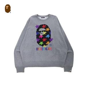 Felpa con cappuccio da uomo in 100% cotone French Terry, velluto, modello <span class=keywords><strong>Bape</strong></span>, neutra, giacca A Bathing Ape. - Product Image 3