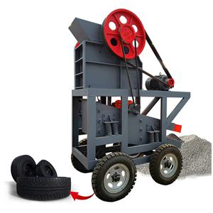 振動スクリーン付きエキセントリックシャフトロックストーンジョークラッシャーマシン - Product Image 1