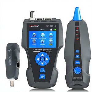 NF-8601S Probador de Cables de Red de Alta Precisión RJ45/RJ11, Medidor de Longitud de <span class=keywords><strong>Cable</strong></span> LAN, Rastreador de Cableado TDR, PoE/PING/Voltaje de Puerto 90V AC - Product Image 1