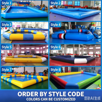 Équipement de parc aquatique gonflable, toboggans Panda et Éléphant, piscine pour enfants, structure de support pour piscine, utilisation en extérieur