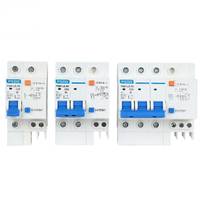 Interruptor Diferencial RCCB Miniatura 63A 3P con Certificación CE, Capacidad de Ruptura de 6kA, Disponible en Múltiples Especificaciones, Interruptor de Protección Contra Fugas a Tierra