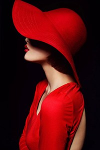 Retrato de <span class=keywords><strong>Mujer</strong></span> con <span class=keywords><strong>Labios</strong></span> <span class=keywords><strong>Rojos</strong></span>, Arte de Pared en Lienzo Sexy, Pintura Moderna, Decoración, Impresión de Imagen, Decoración de Pared para Sala de Estar y Hotel - Product Image 3