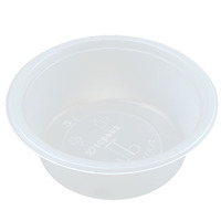 Capacités de bol en plastique PP jetable de qualité alimentaire de haute qualité pour l'emballage alimentaire à emporter et au stockage