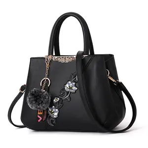 2022 Customize Luxury Designer Chinese Traditional Flower Vase Hand bag Trade Bolsa Feminina De Couro For Women Handbags