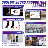 FREE DESIGN & MOCK-UP Chaussettes avec logo personnalisé pour femmes Chaussettes de sport pour femmes avec logo personnalisé