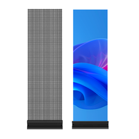 Écran LED holographique 3D P2.5 sur mesure, ultra-fin, pour vitrine de bijouterie, signalisation numérique