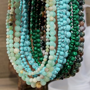 Collar de Cuentas de Piedra Natural Multicolor de Varias Capas, Estilo Boho, con Cuentas Pequeñas y Grandes de 4/6/8/10 mm, Amazonita, Ágata de la India, Cuarzo <span class=keywords><strong>Rosa</strong></span> y Cristal - Product Image 2