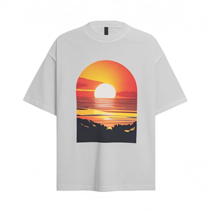 T-shirt artistique DTG en édition limitée 100% coton coupe ample expédition rapide t-shirts pour hommes - Product Image 3