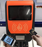 Machine de caissier intelligente pour les transports en commun lecteur de paiement par carte de bus pos système de collecte des tarifs de bus rfid avec imprimante de billets de bus