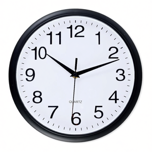 Wall <b>Clock</b> (25.5x4cm) <b>Black</b> 68203 - Product Image 2
