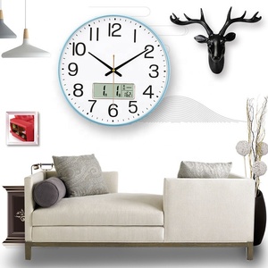 Đồng Bộ Hóa Thời Gian Tự Động <span class=keywords><strong>Radio</strong></span> Điều Khiển Thời Trang Đồng Hồ Treo Tường Thạch Anh Im Lặng - Product Image 6