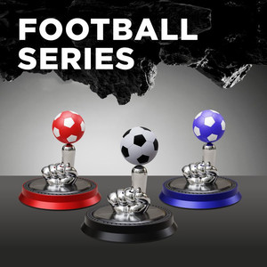 Voiture Aromathérapie Énergie Solaire Éliminer les Odeurs Football Football Rotation Rétro Gramophone Record Désodorisant Intérieur Décoration - Product Image 2